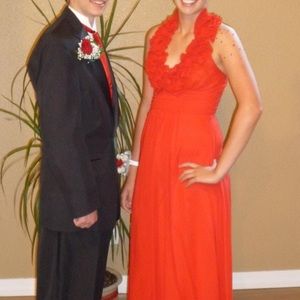 Red prom dress